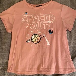 Pink shirt w/ design